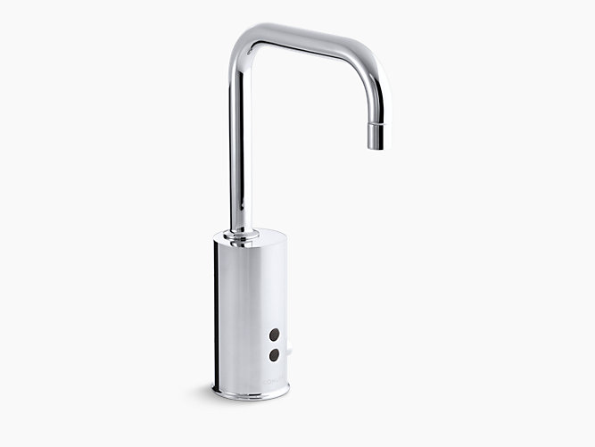 K 13472 Gooseneck Single Hole Touchless Dc Powered Commercial